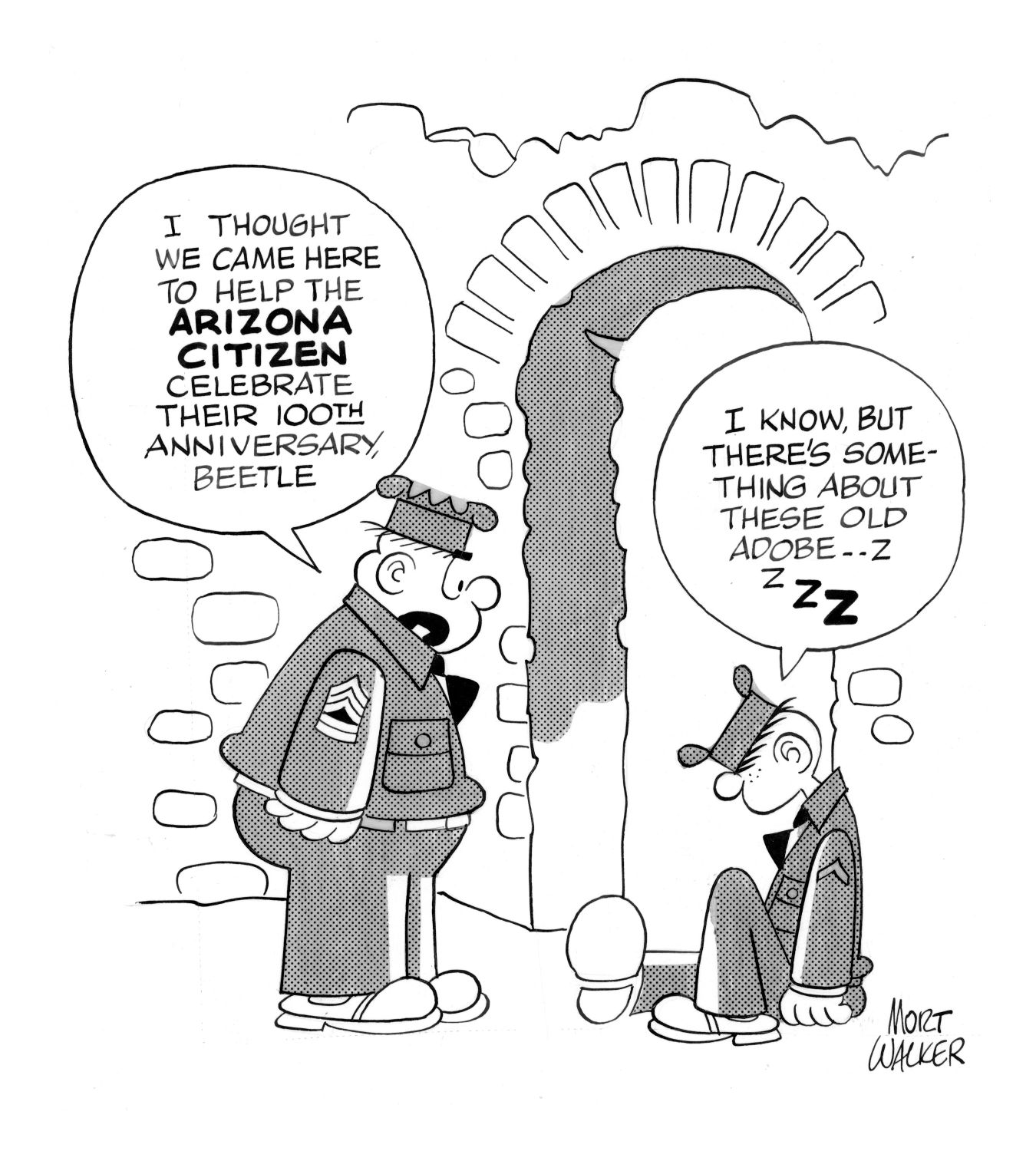 Tucson Citizen anniversary cartoons